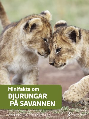cover image of Minifakta om djurungar på savannen
